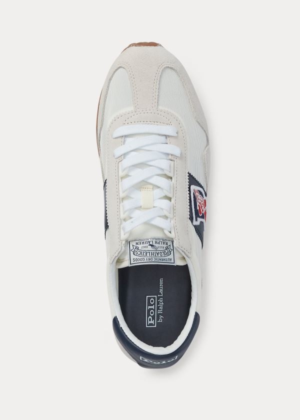 Ralph Lauren Train 90 Sneakers Šedé Bílé | W9g9XSuv