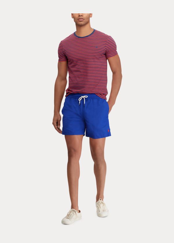 Ralph Lauren Traveler Swim Trunk Královská Modrá Blankyt | HBS6QCWr