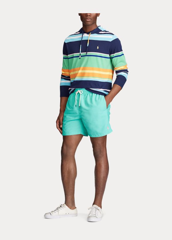 Ralph Lauren Traveler Swim Trunk Zelene | kAWh6vjl