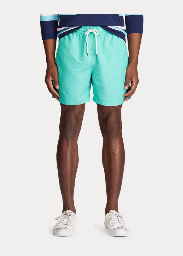 Ralph Lauren Traveler Swim Trunk Zelene | kAWh6vjl
