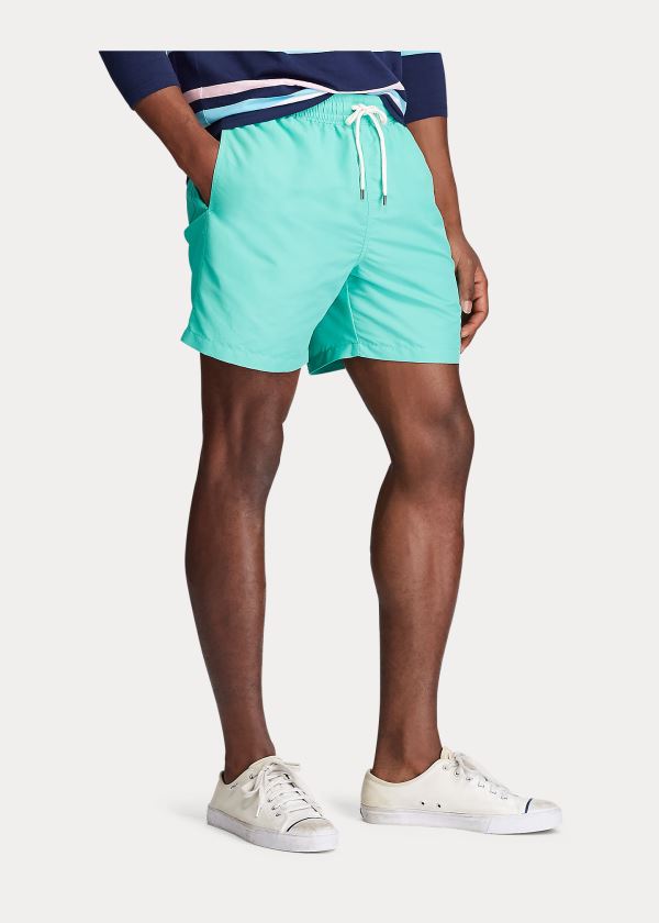 Ralph Lauren Traveler Swim Trunk Zelene | kAWh6vjl