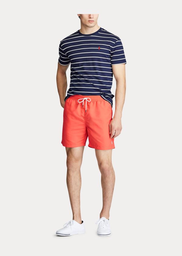 Ralph Lauren Traveler Swim Trunk Červené | qjWad38H