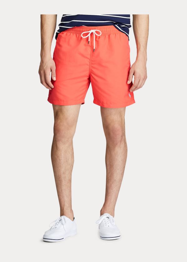 Ralph Lauren Traveler Swim Trunk Červené | qjWad38H