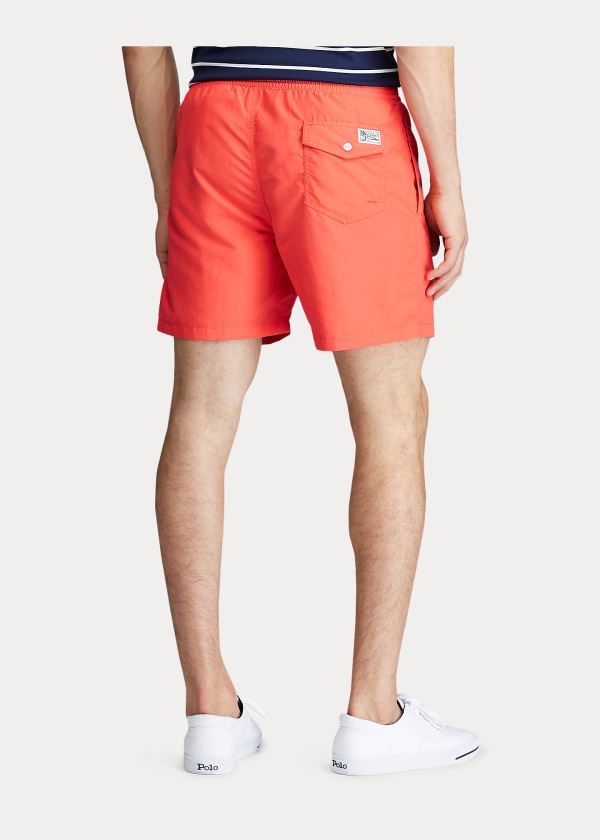 Ralph Lauren Traveler Swim Trunk Červené | qjWad38H