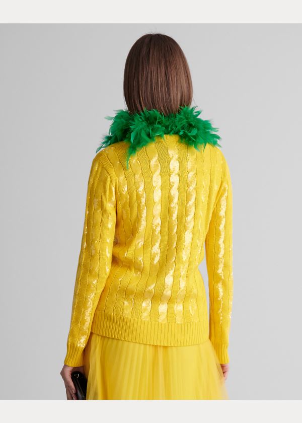 Ralph Lauren Trivelas Pleated Tulle Skirt Žluté | 1MnYFOWQ