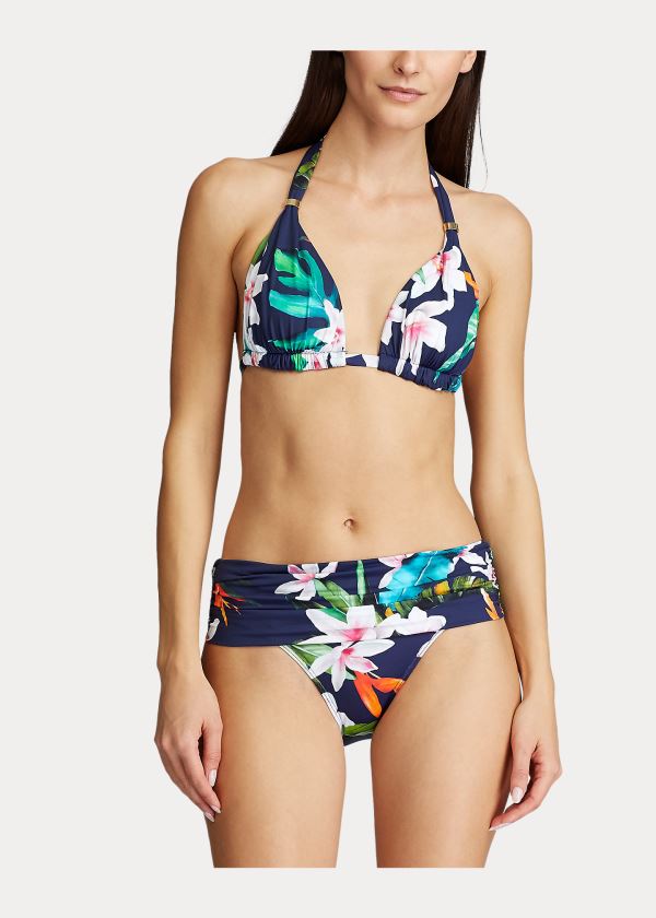 Ralph Lauren Tropical Halter Bikiny Top Viacfarebný | WyBAjSj5