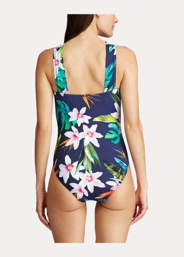 Ralph Lauren Tropical High-Neck One-Piece Viacfarebný | bqGa2beM