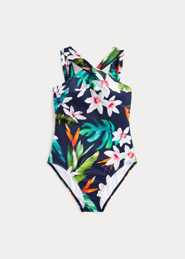 Ralph Lauren Tropical High-Neck One-Piece Viacfarebný | bqGa2beM