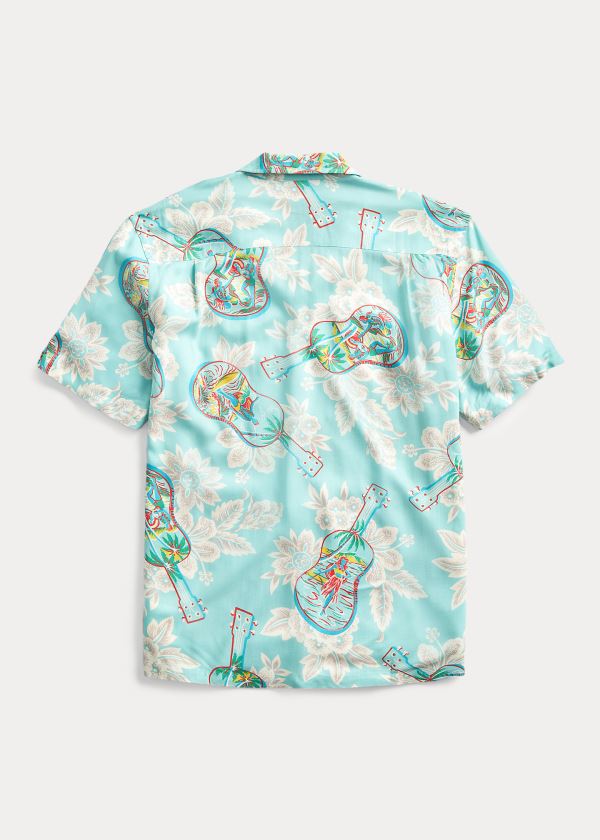 Ralph Lauren Tropical-Print Camp Shirt Blankyt Viacfarebný | YZsV2hqF