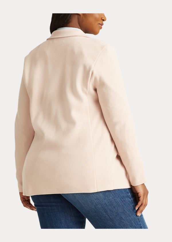 Ralph Lauren Tubular-Trimmed Blazer Růžové | 3PlfKRmV