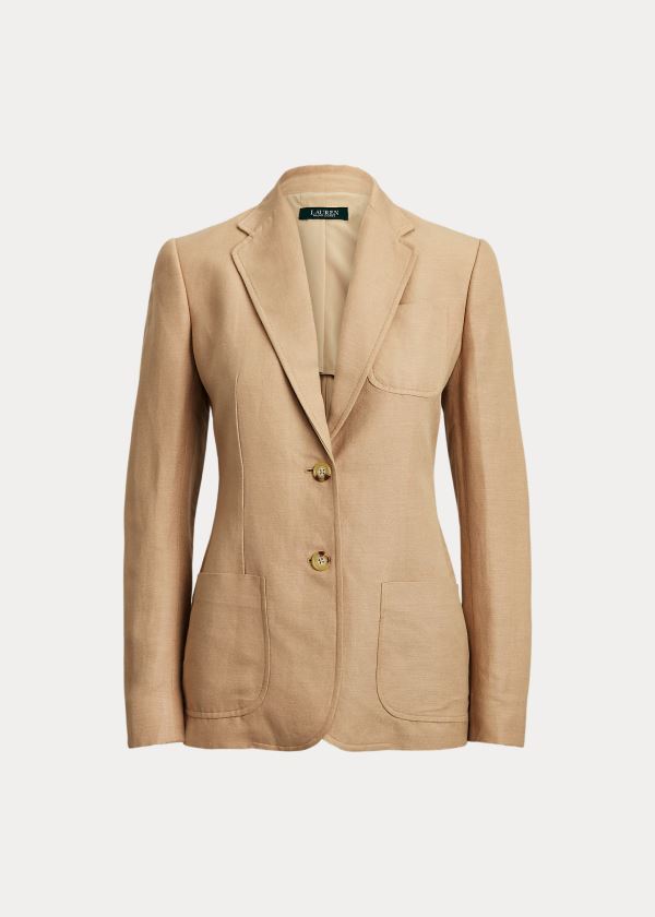 Ralph Lauren Twill Blazer Hnědé | YqCn54ZU