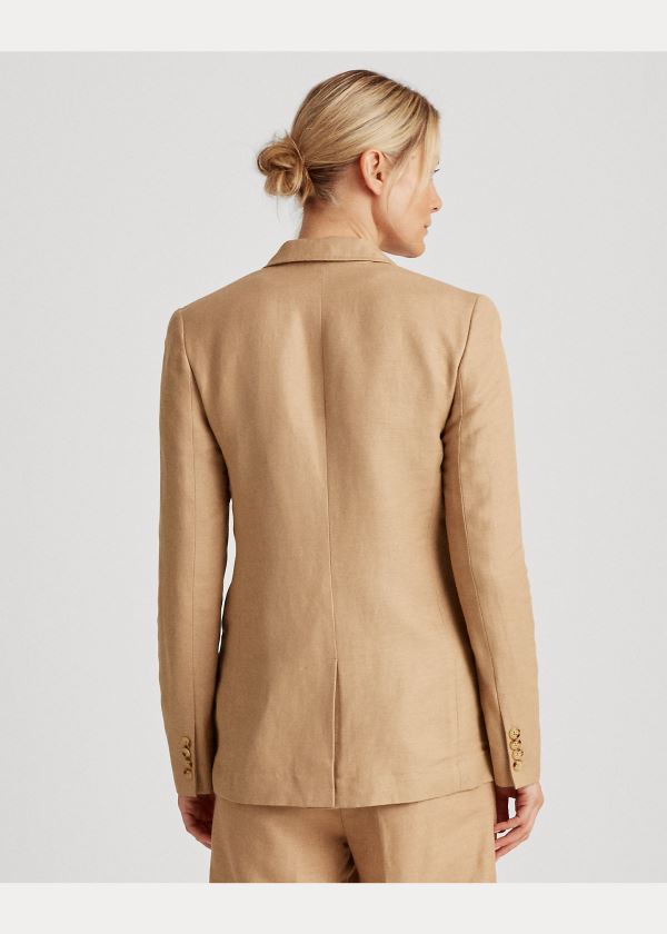 Ralph Lauren Twill Blazer Hnědé | YqCn54ZU
