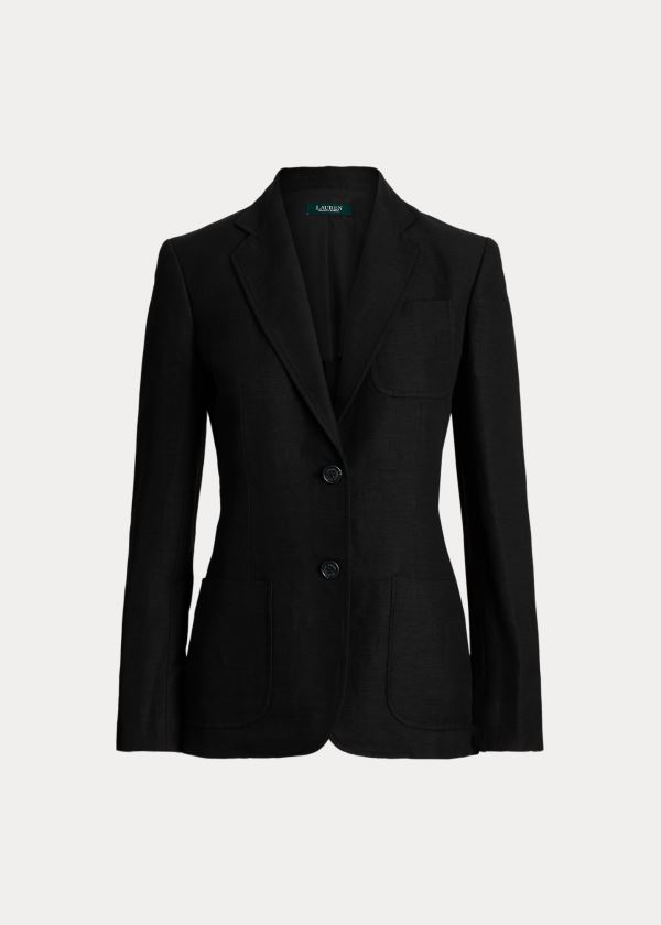 Ralph Lauren Twill Blazer Černé | XPw3n6MU
