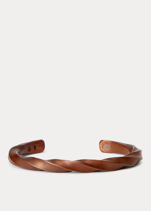 Ralph Lauren Twisted Copper Cuff Měď | Yzfm321f