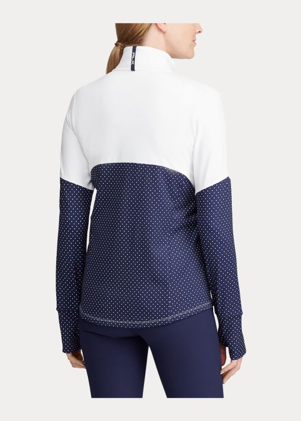 Ralph Lauren Two-Tone Golfové Jacket Bílé Bílé | VSSRSeCH