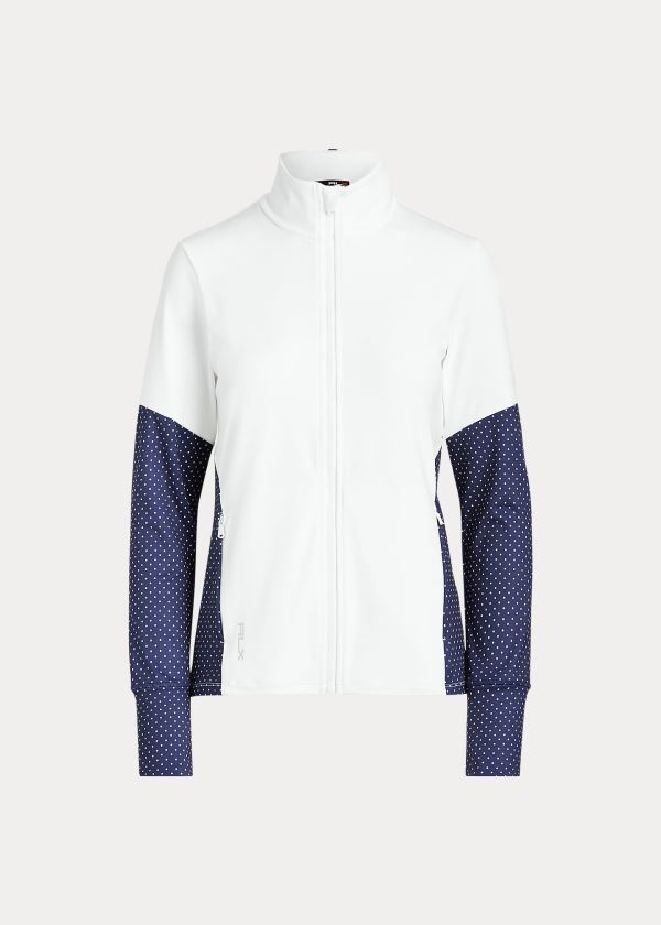 Ralph Lauren Two-Tone Golfové Jacket Bílé Bílé | VSSRSeCH