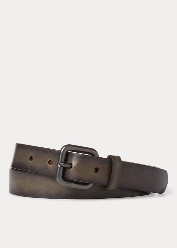 Ralph Lauren Vachetta Calfskin Belt Šedé | yODwunFy
