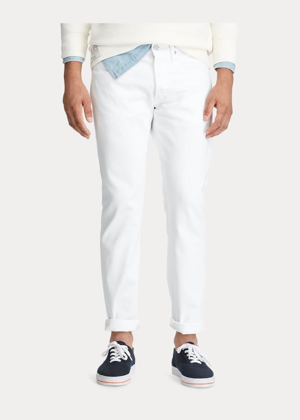 Ralph Lauren Varick Slim Straight Jean Bílé | FGMJcYcj