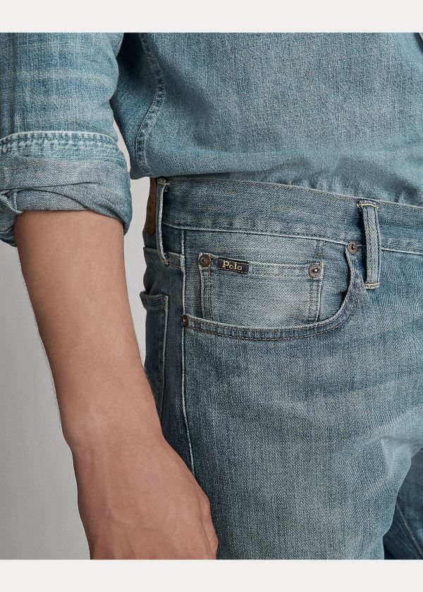 Ralph Lauren Varick Slim Straight Jean Blankyt Blankyt Světle Modré | lRrowI8H