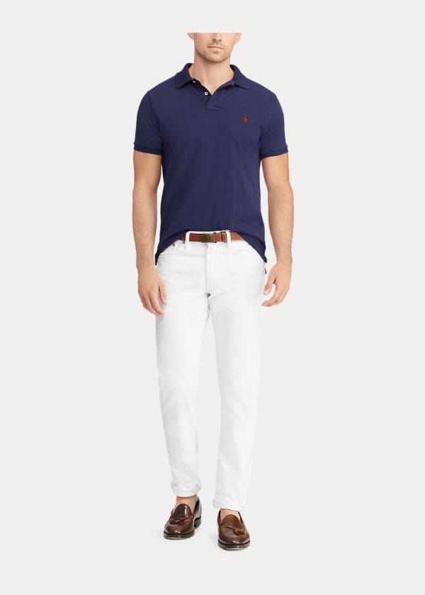 Ralph Lauren Varick Slim Straight Jean Bílé | xnEdnwQK