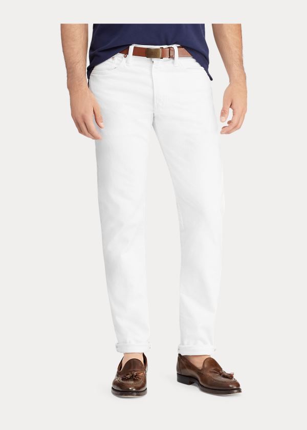 Ralph Lauren Varick Slim Straight Jean Bílé | xnEdnwQK
