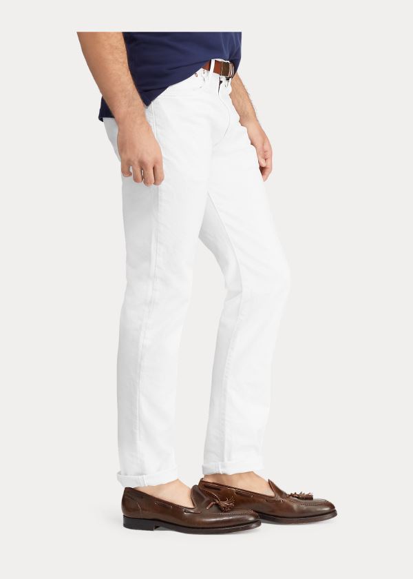 Ralph Lauren Varick Slim Straight Jean Bílé | xnEdnwQK