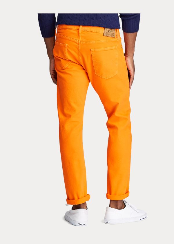 Ralph Lauren Varick Slim Straight Jean Oranžové | UvAIqQWM