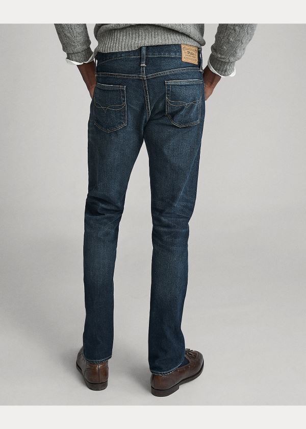 Ralph Lauren Varick Slim Straight Jean Tmavě Blankyt Blankyt Světle Modré | 4yLiZNw3