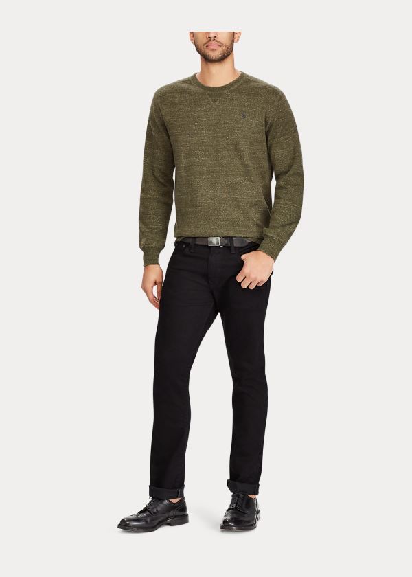 Ralph Lauren Varick Slim Straight Jean Černé | fyhLrANC