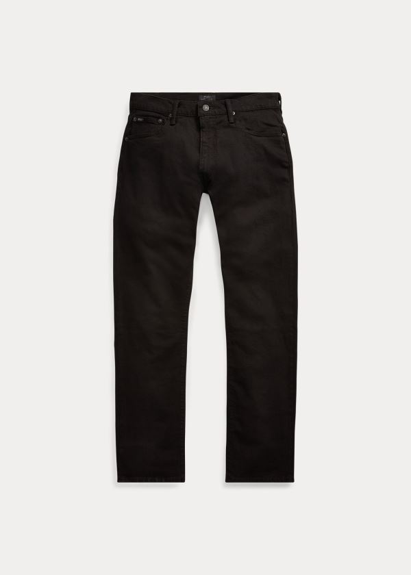 Ralph Lauren Varick Slim Straight Jean Černé | fyhLrANC
