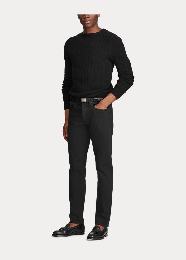 Ralph Lauren Varick Slim Straight Jean Černé | k7pGui5v