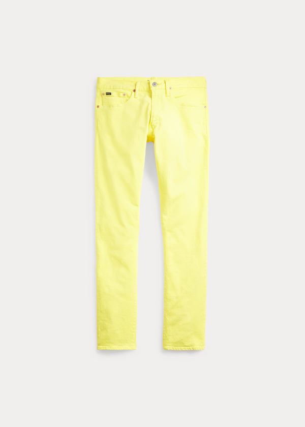 Ralph Lauren Varick Slim Straight Jean Žluté | w43aQJO3