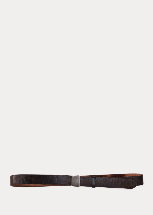 Ralph Lauren Vincennes Læder Belt Černé | YdvJJnNE