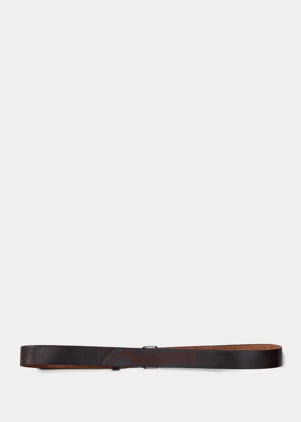 Ralph Lauren Vincennes Læder Belt Černé | YdvJJnNE