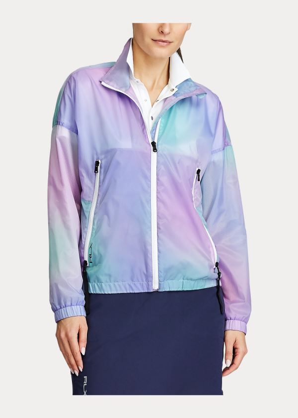 Ralph Lauren Vody-Repellent Golfové Jacket Fialové Viacfarebný | 36jz6HLL