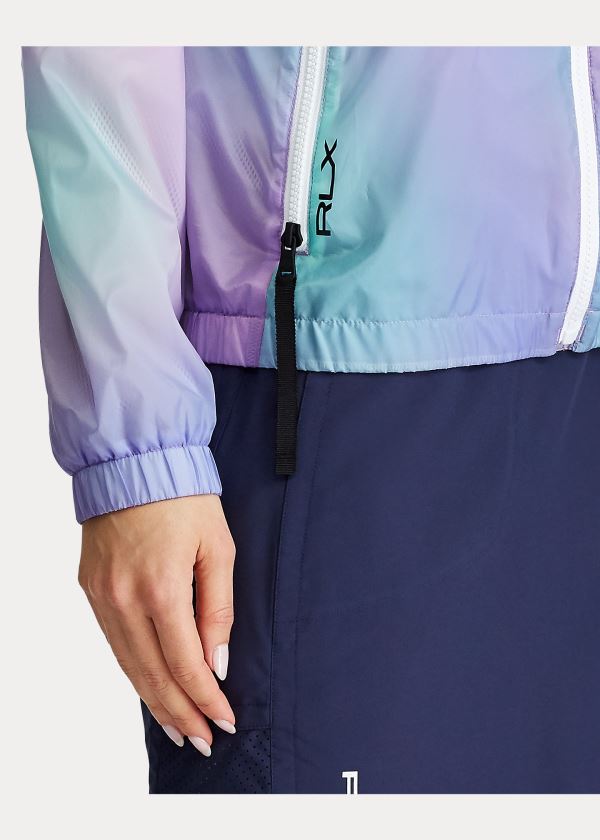 Ralph Lauren Vody-Repellent Golfové Jacket Fialové Viacfarebný | 36jz6HLL
