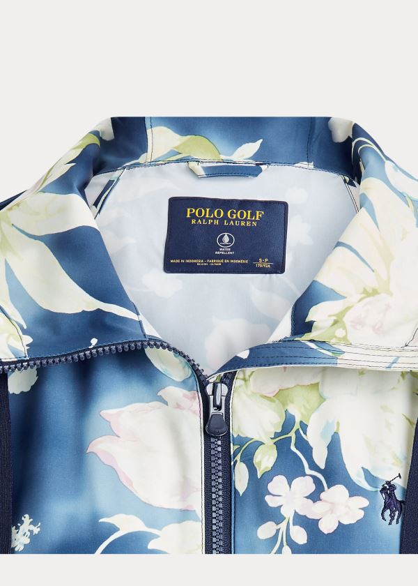 Ralph Lauren Vody-Repellent Golfové Jacket Blankyt Krém | ZjHeV5gM