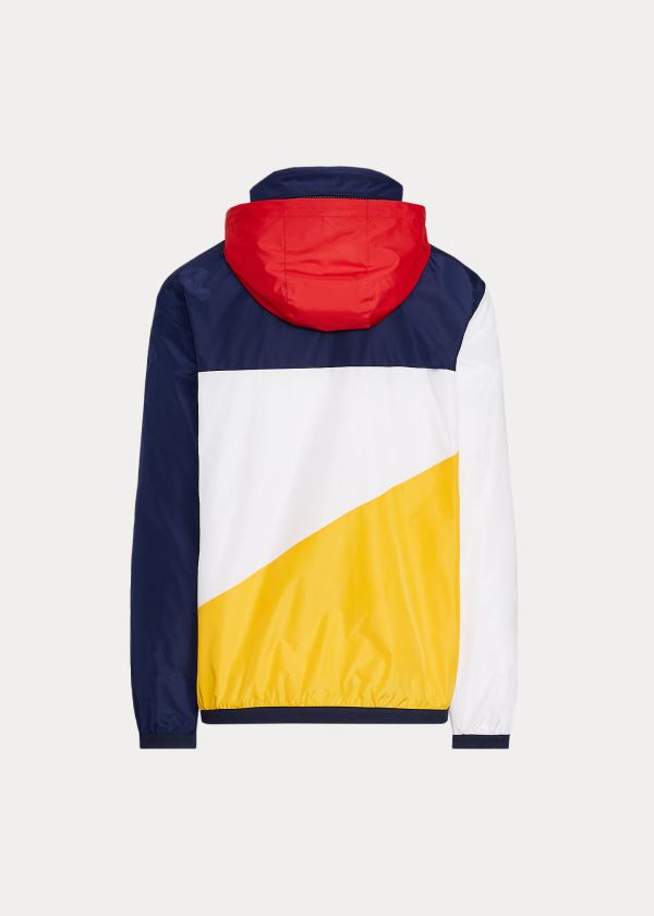 Ralph Lauren Vody-Repellent Jacket Tmavě Blankyt Žluté | yYGxjpS5