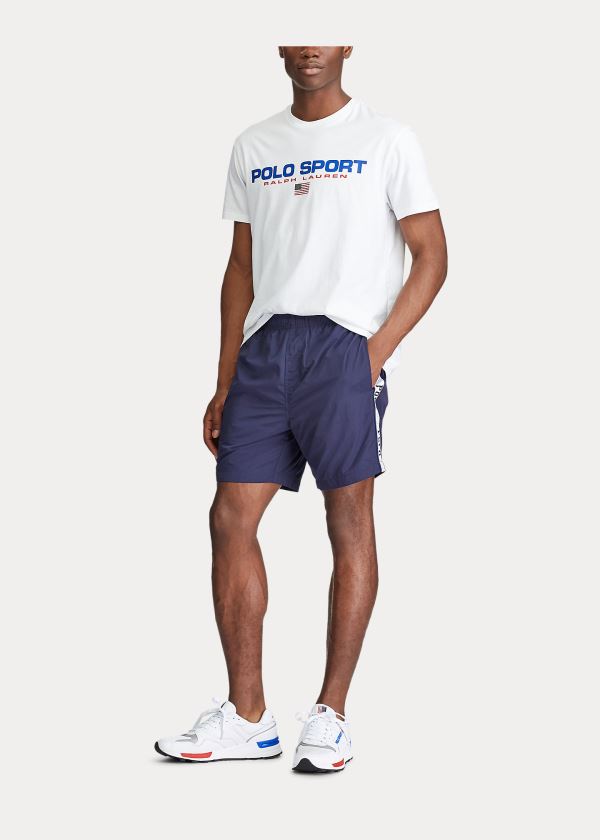 Ralph Lauren Vody-Repellent Krátké Tmavě Blankyt | YOuQ6YZM