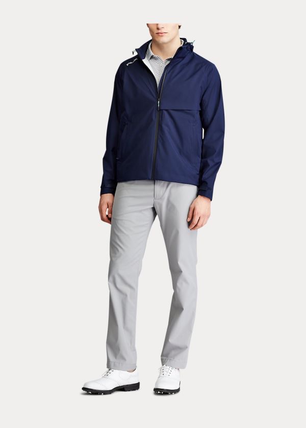 Ralph Lauren Vody-Repellent S Kapucí Jacket Tmavě Blankyt | H5Hfp8sH