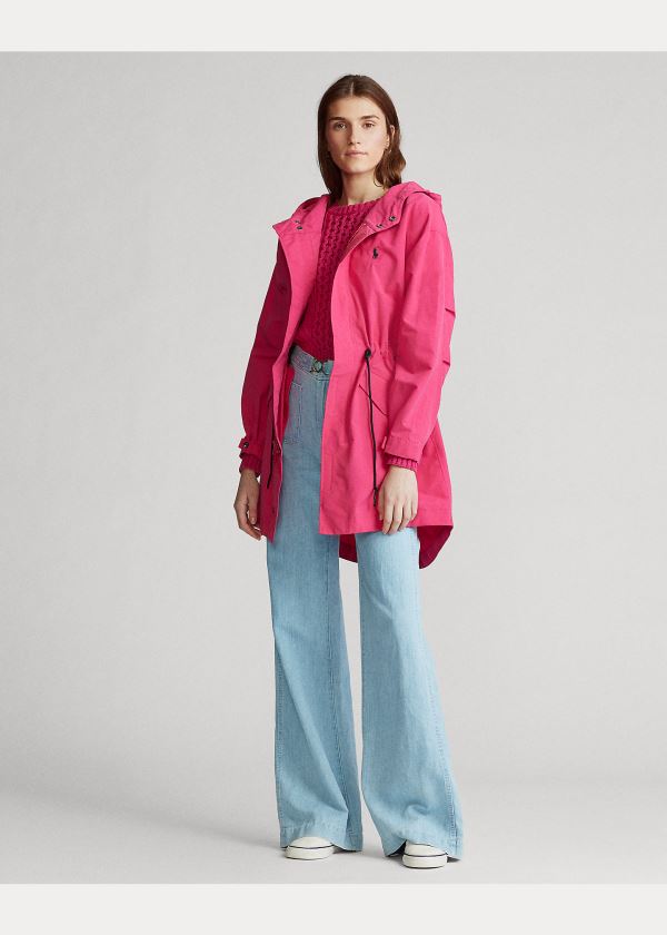 Ralph Lauren Vody-Repellent Windbreaker Tmavě Růžové | 0uNUlMbe