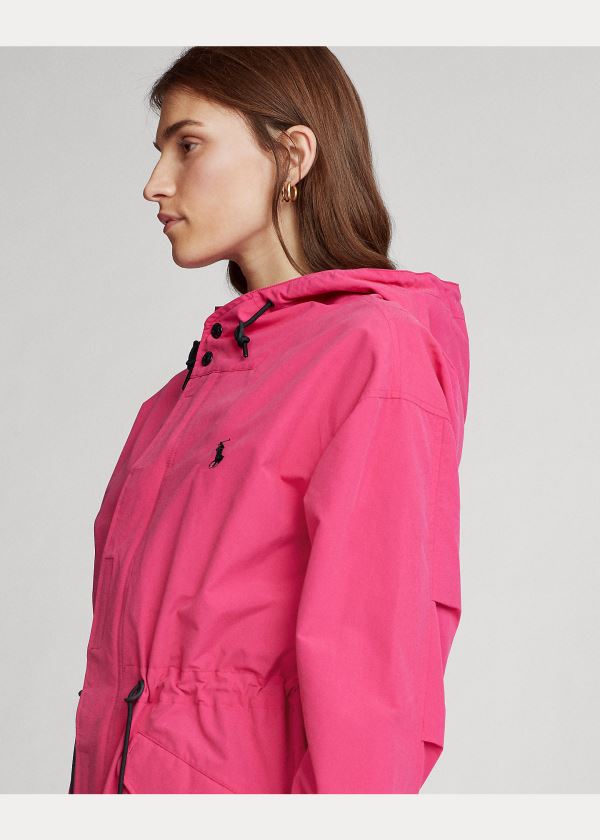 Ralph Lauren Vody-Repellent Windbreaker Tmavě Růžové | 0uNUlMbe