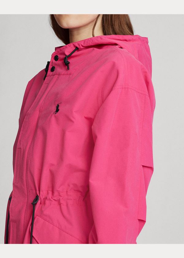 Ralph Lauren Vody-Repellent Windbreaker Tmavě Růžové | 0uNUlMbe