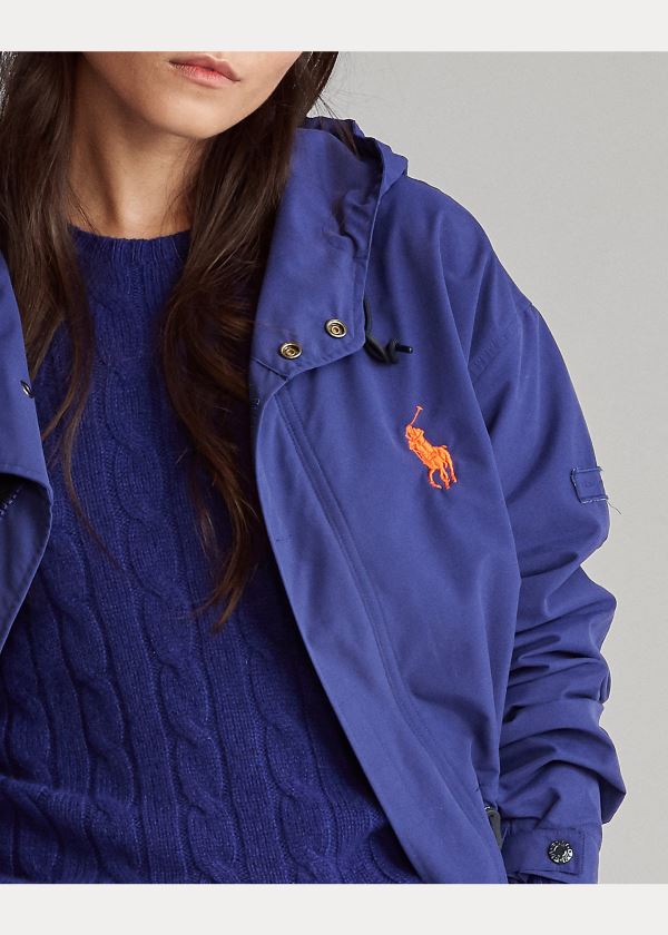 Ralph Lauren Vody-Repellent Windbreaker Královská Modrá Blankyt | 7HpA3iZV