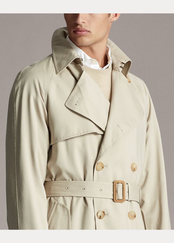 Ralph Lauren Vody-Repellent Wool Coat Béžový | OXUrIvkk