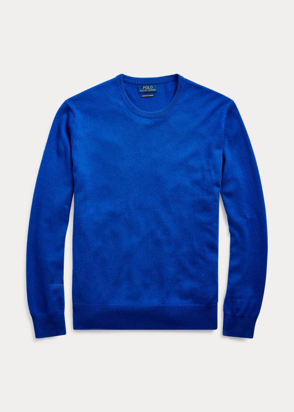 Ralph Lauren Washable Cashmere Svetrové Tmavě Královská Modrá Blankyt | 5KV3VIDQ