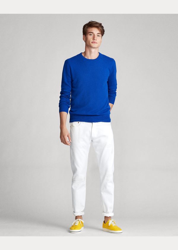 Ralph Lauren Washable Cashmere Svetrové Tmavě Královská Modrá Blankyt | 5KV3VIDQ