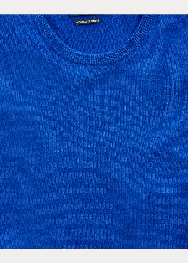 Ralph Lauren Washable Cashmere Svetrové Tmavě Královská Modrá Blankyt | 5KV3VIDQ