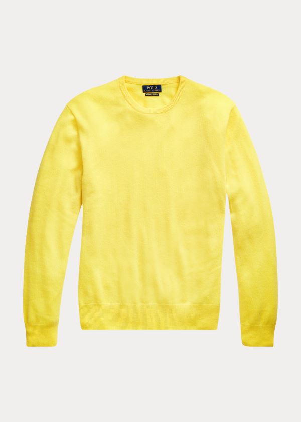 Ralph Lauren Washable Cashmere Svetrové Žluté | 7tsVWTCV