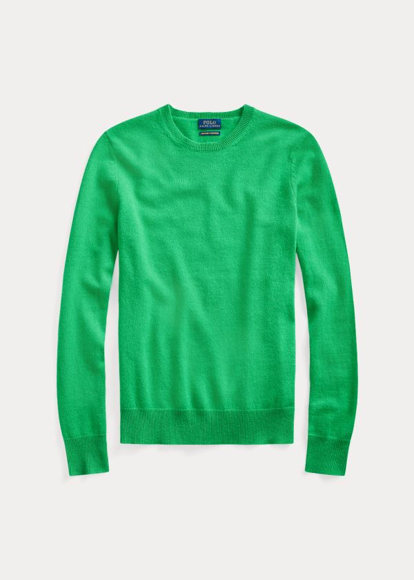 Ralph Lauren Washable Cashmere Svetrové Zelene | 84hv8uw2